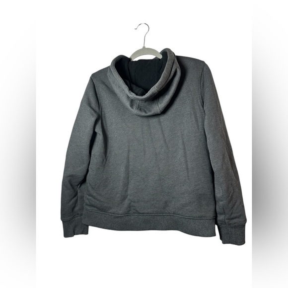 Carhartt Rain Defender Full-Zip Hoodie Gray Orange Logo Size Small - Picture 4 of 8